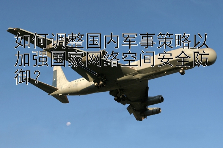 如何调整国内军事策略以加强国家网络空间安全防御？