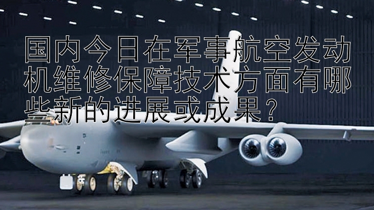 国内今日在军事航空发动机维修保障技术方面有哪些新的进展或成果？